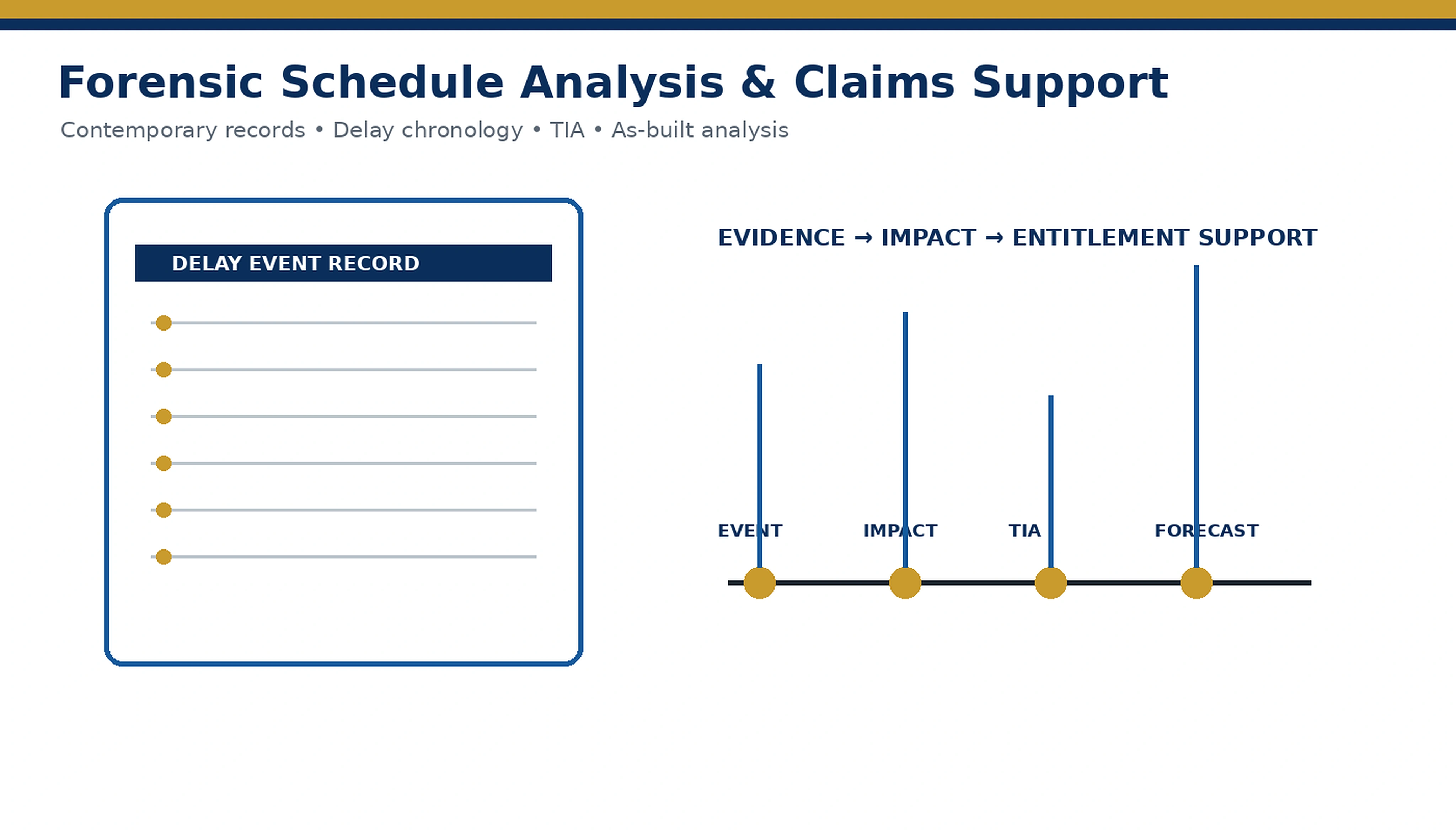Forensic schedule analysis